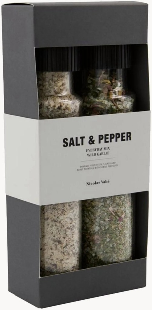 Conjunto de sal e pimenta Everyday Mix & Wild Garlic, conjunto de 2