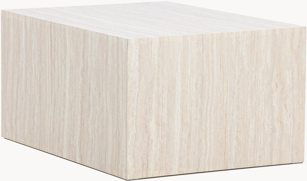 Mesa de apoio com aspeto de travertino York
