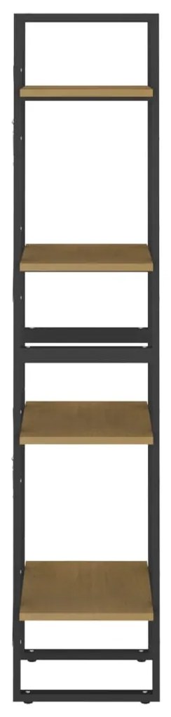 Estante com 4 prateleiras 40x30x140 cm pinho maciço