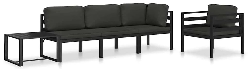 Mesa de centro alumínio antracite