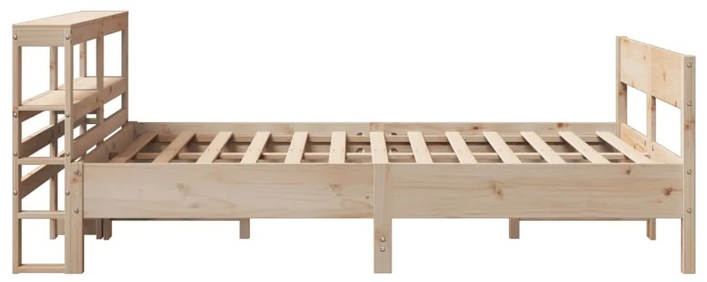 Cama sem colchão 120x190 cm madeira de pinho maciça
