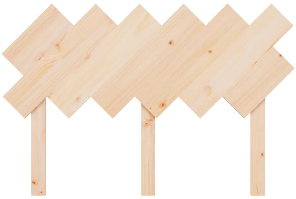 Cabeceira de cama 122,5x3x80,5 cm pinho maciço
