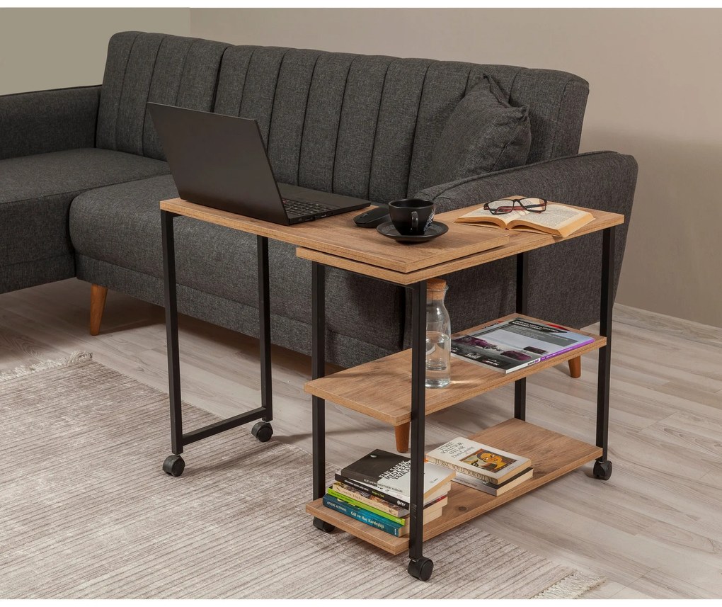 Mesa de Apoio Melin – Pinho Atlântico – 70x63x76 cm