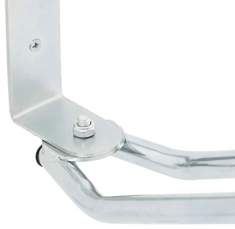 Suporte de parede para bicicleta 2 pcs aço galvanizado