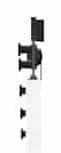 Porta deslizante vidaXL com conjunto de hardware branco 78x232 cm de m