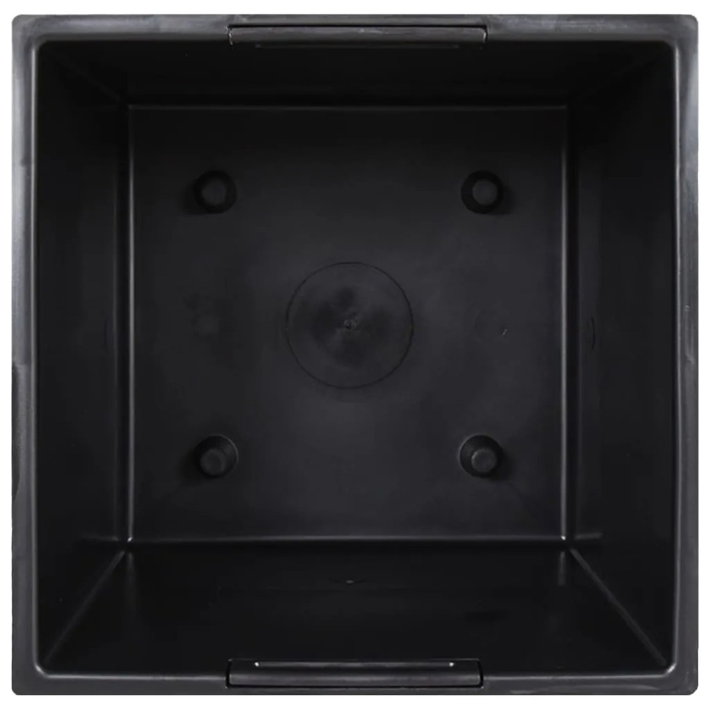 Vaso c/ interior removível 21/49 L + aspeto cimento cinza