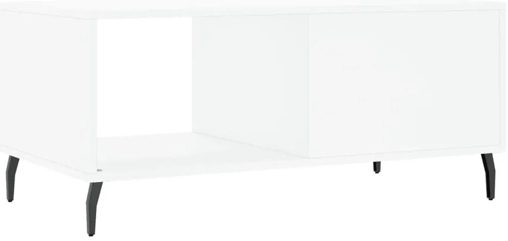 Mesa de centro 90x50x40 cm madeira processada branco