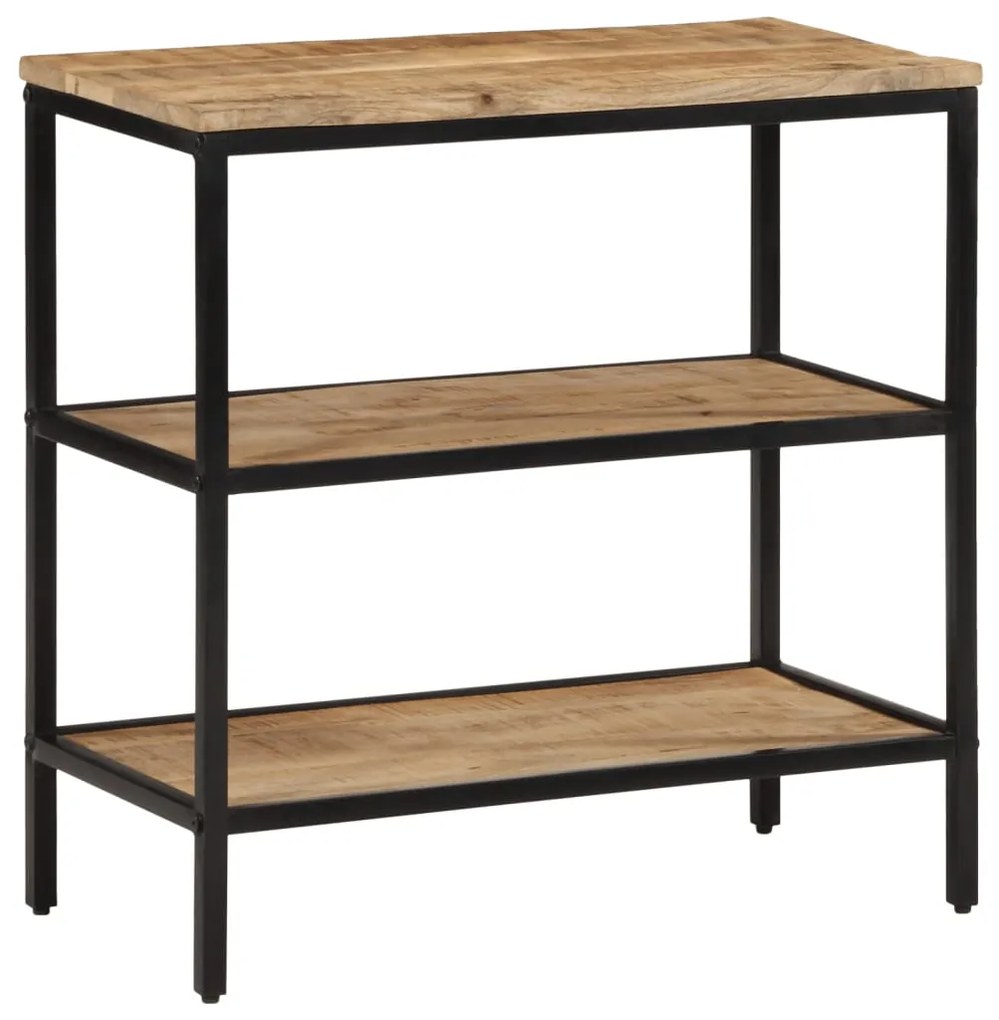 vidaXL Mesa consola 70x35x70 cm madeira de mangueira áspera maciça
