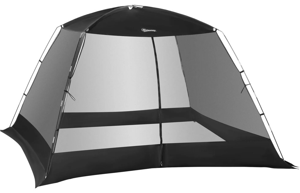 Tenda de Jardim 3x3x2m Tenda para 4-6 Pessoas com 4 Telas Mosquiteiras