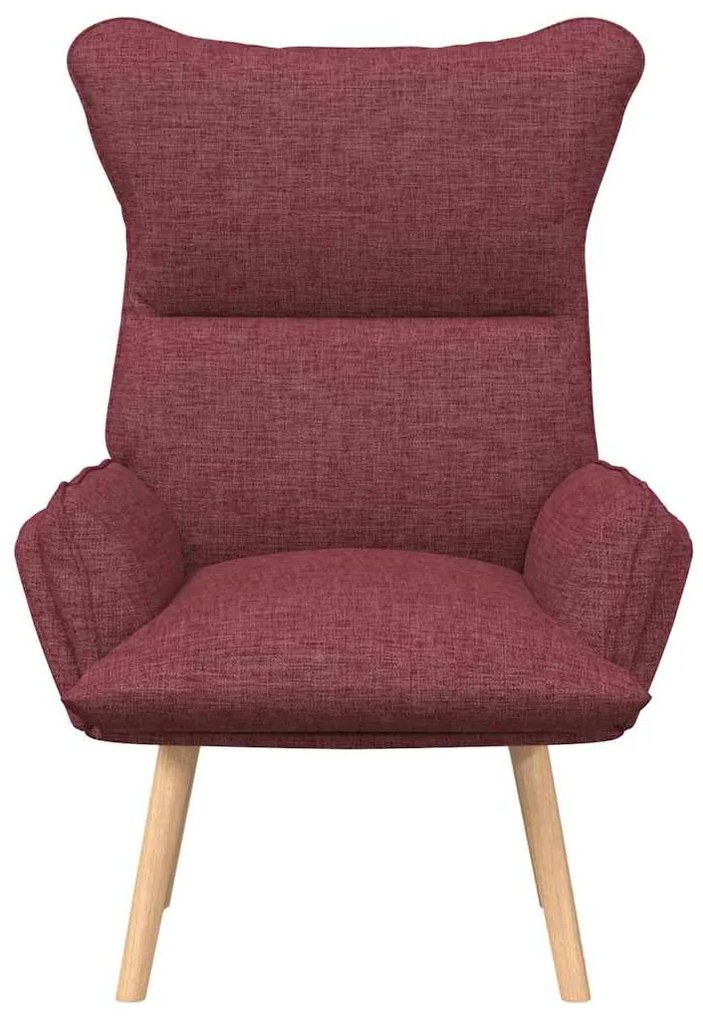 Poltrona Relaxante vidaXL Vermelha