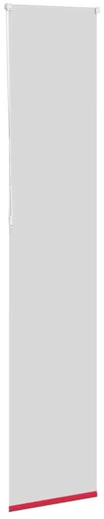 Persiana de enrolar 40x210 cm largura tecido 35,7 cm poliéster