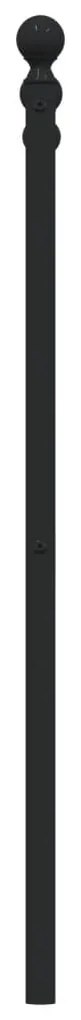 Cabeceira de cama 160 cm metal preto