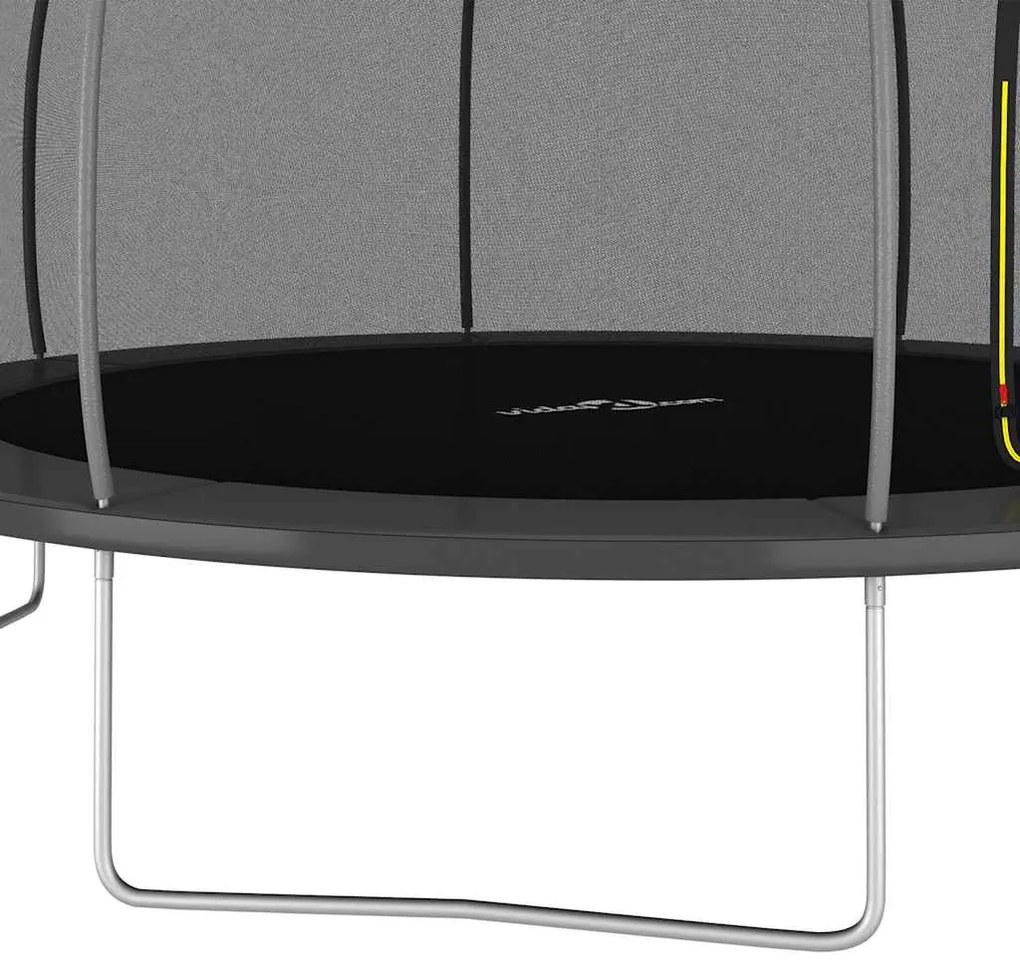Conjunto de trampolim redondo 460x80 cm 150 kg