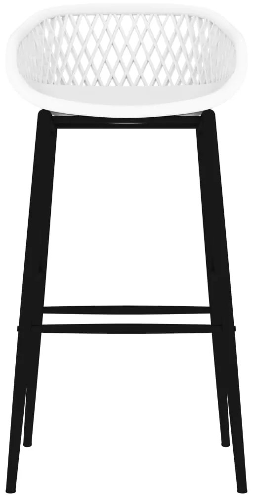 Cadeiras de bar 4 pcs branco