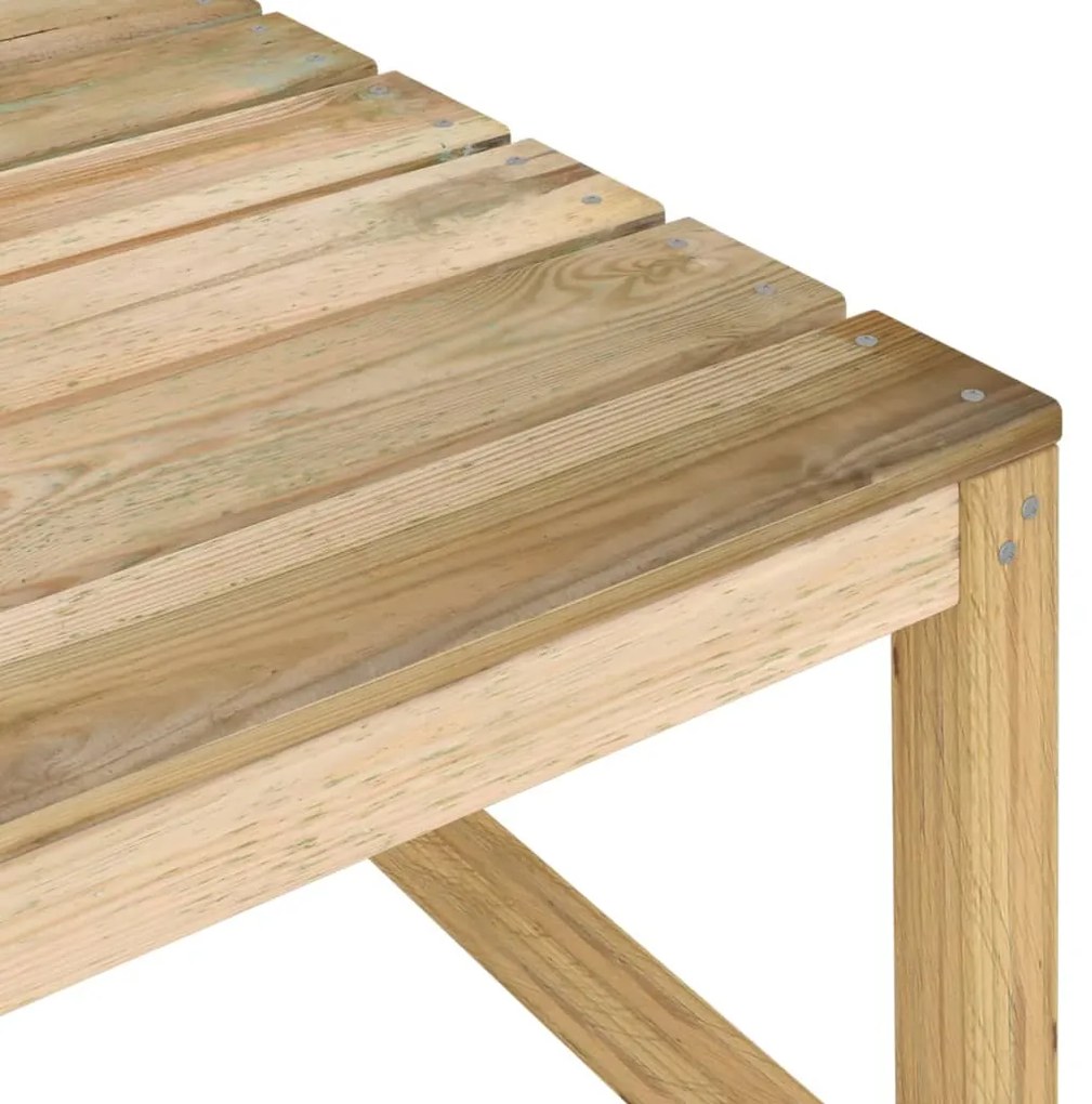 2 pcs conjunto lounge de jardim pinho impregnado a verde