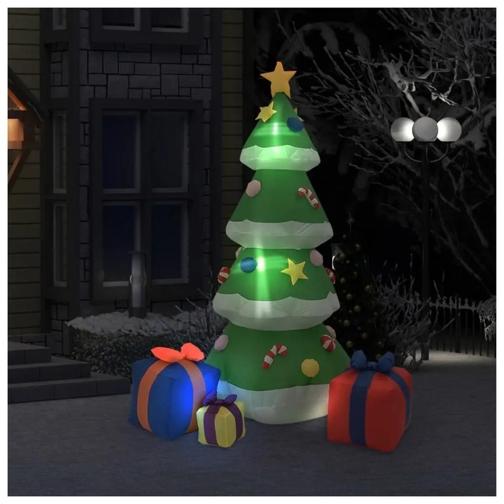 Decorações festivas VidaXL  árvore insuflável