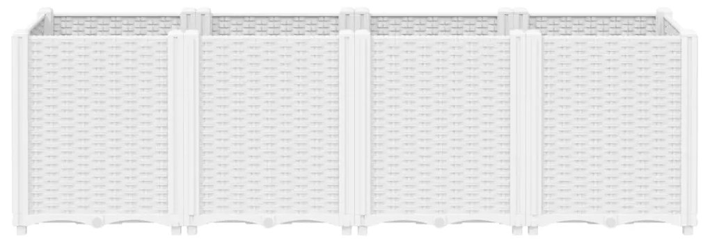 Vaso/floreira 160x40x53 cm PP branco