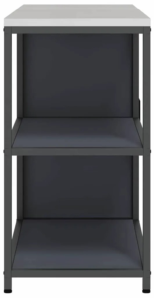 Conjunto de Armazenamento de Cozinha 2 pcs Cinzento-escuro