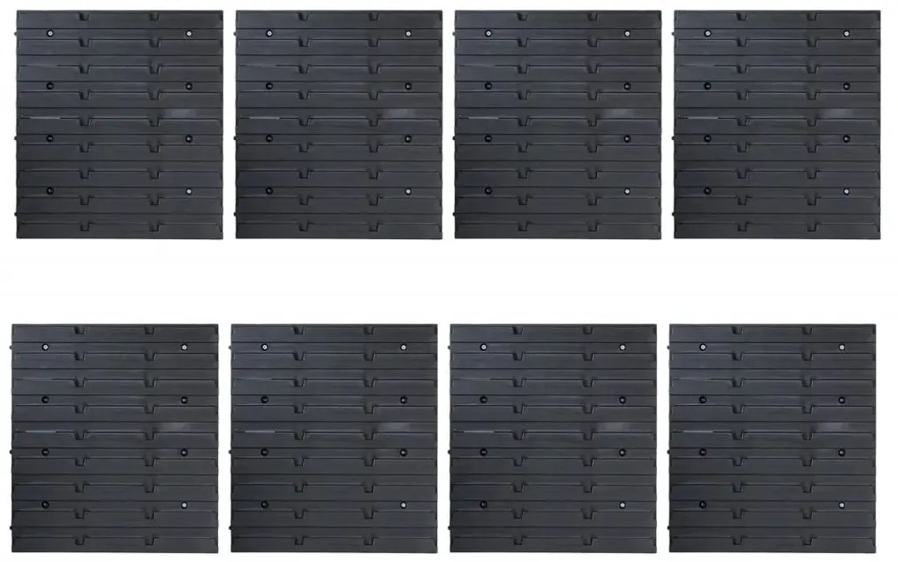 141 pcs kit caixas arrumação c/ painéis parede vermelho e preto