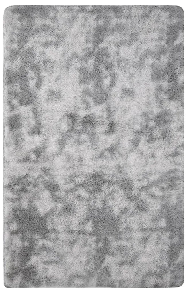 vidaXL Tapete shaggy 230x160 cm cinzento