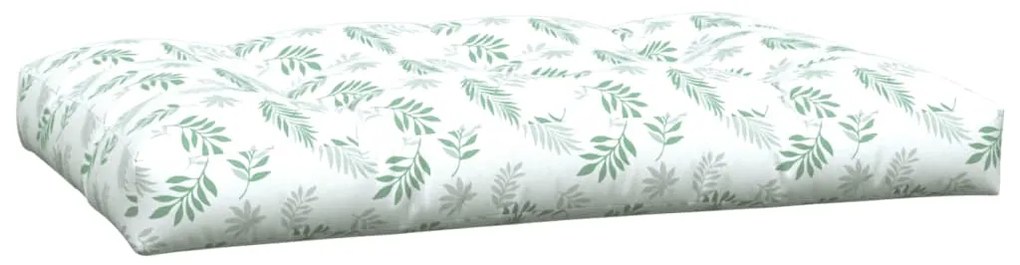 Almofadões p/ paletes 2 pcs tecido padrão de folhas