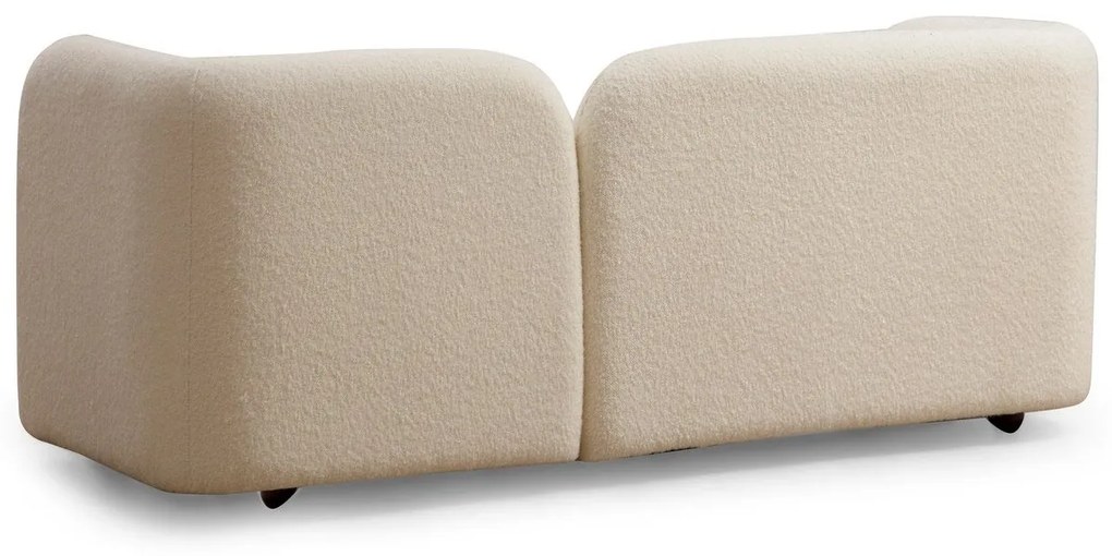Sofá de 2 Lugares Victoria – Creme – 190x74x90 cm
