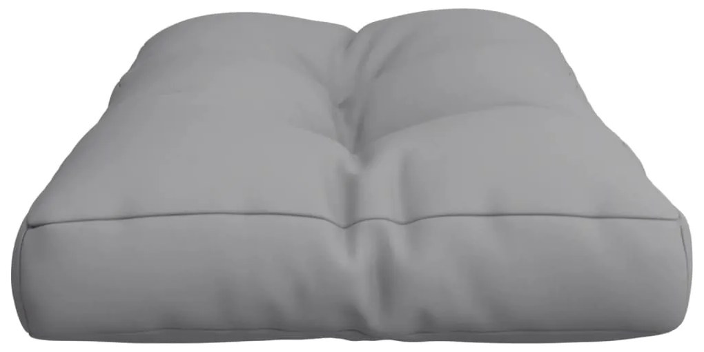 Almofadão para sofá de paletes 80x40x12 cm tecido cinza