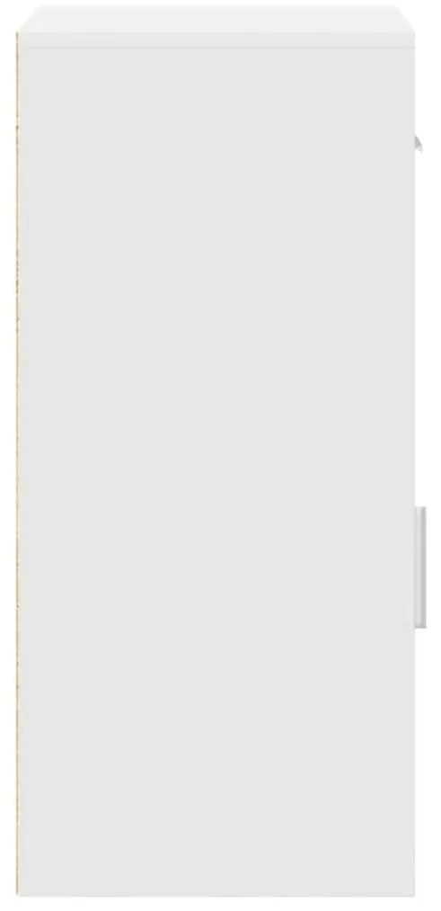 Armário Branco Branco MDF Compacto Armazenamento Armário