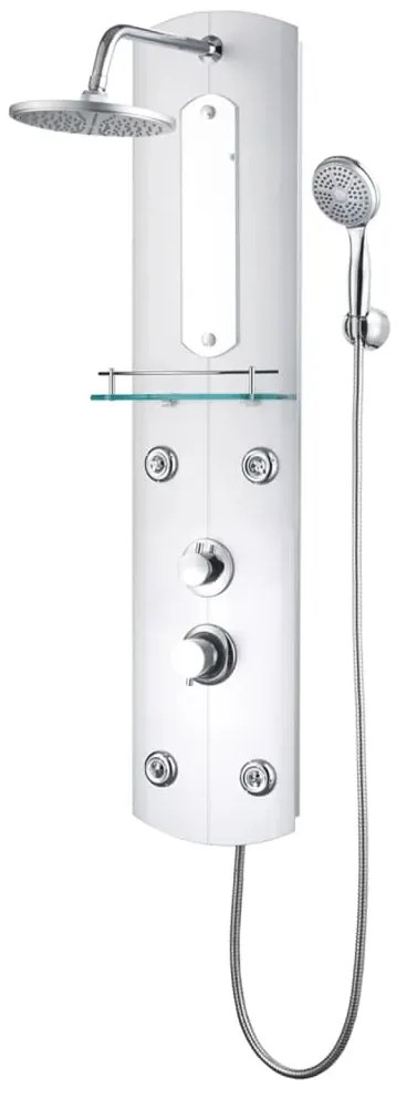 Coluna de duche 25x43x110 cm prateado
