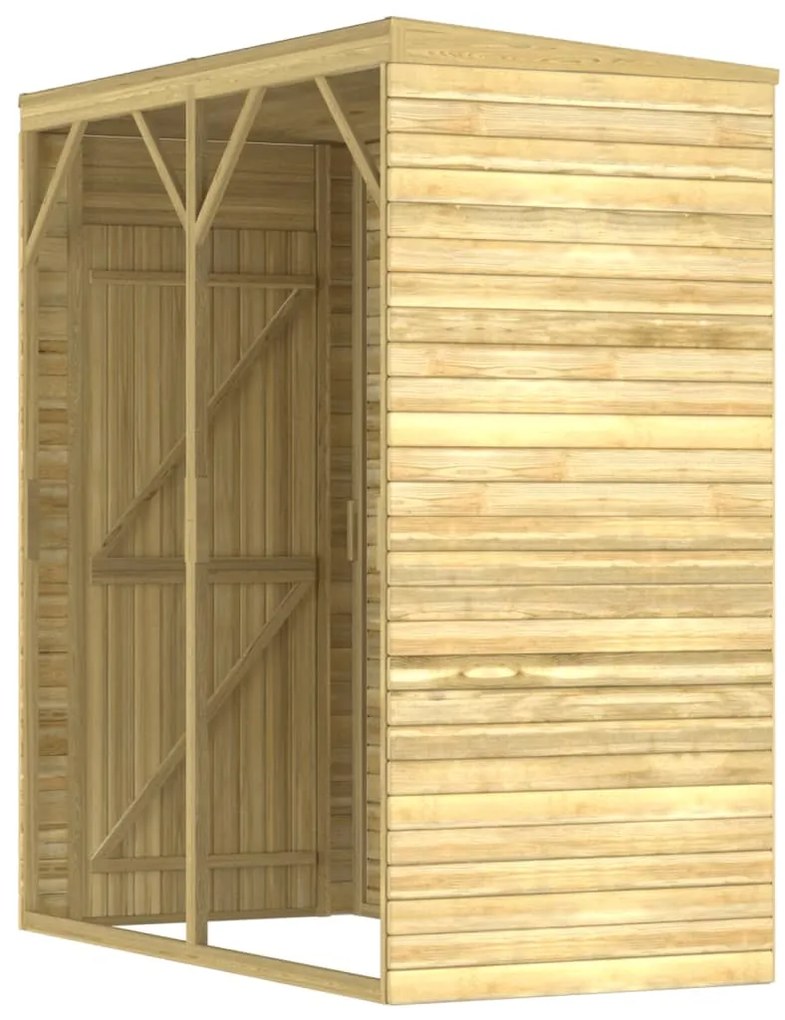 Abrigo de arrumação para jardim 100x210x218 cm pinho impregnado