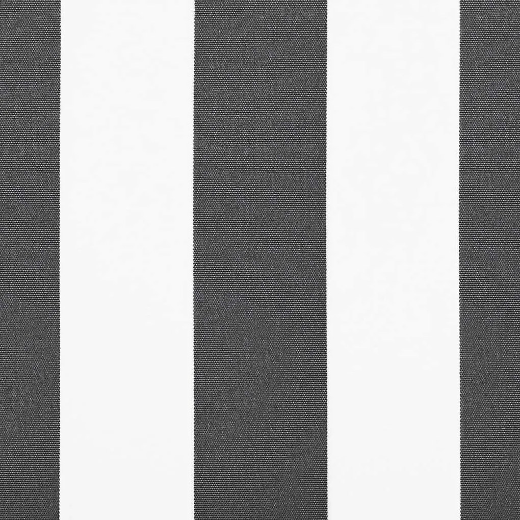 Toldo retrátil 4,5x3 m tecido e alumínio antracite e branco