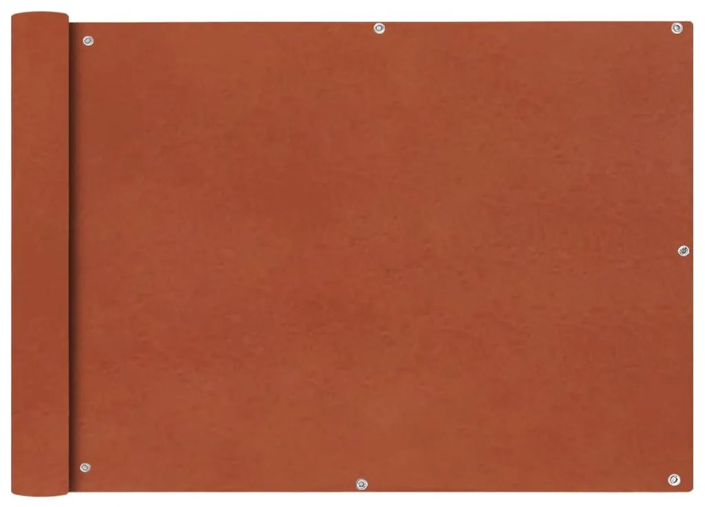Tela varanda tecido Oxford 75x400 cm terracota