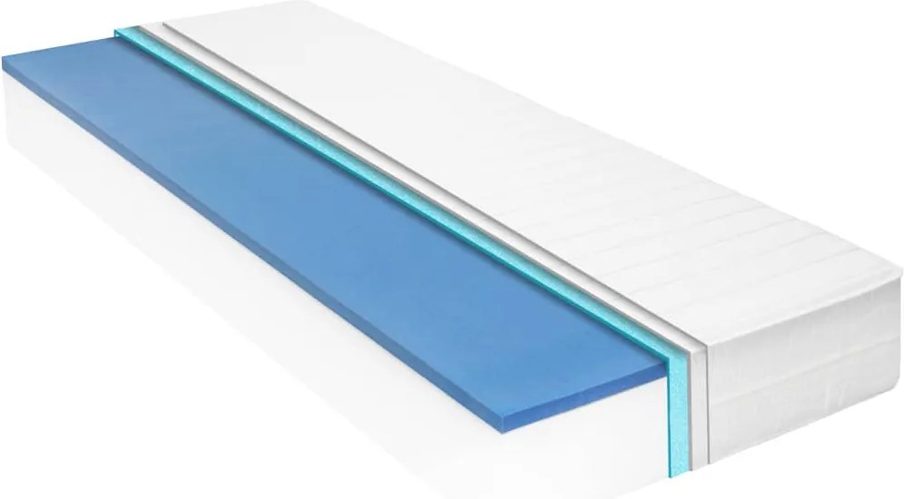 282795 vidaXL Colchão 180x200 cm espuma viscoelástica c/ memória 18 cm H2