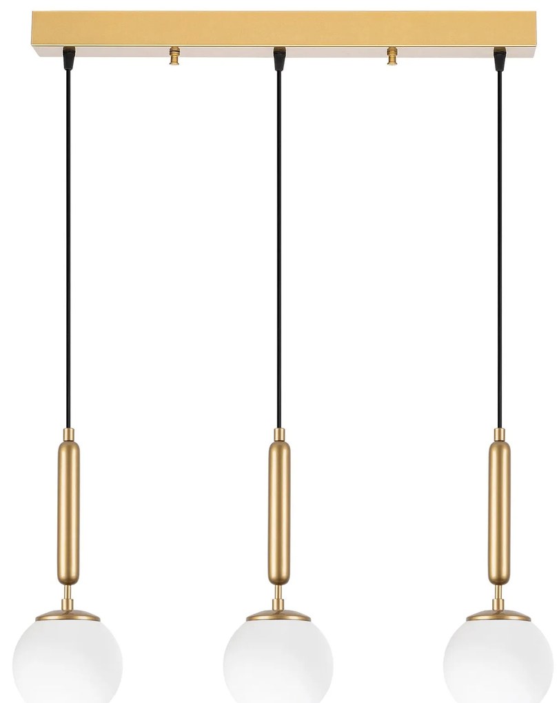 Candeeiro Chandelier King – Dourado Brilhante – 62 x 15 x 134 cm