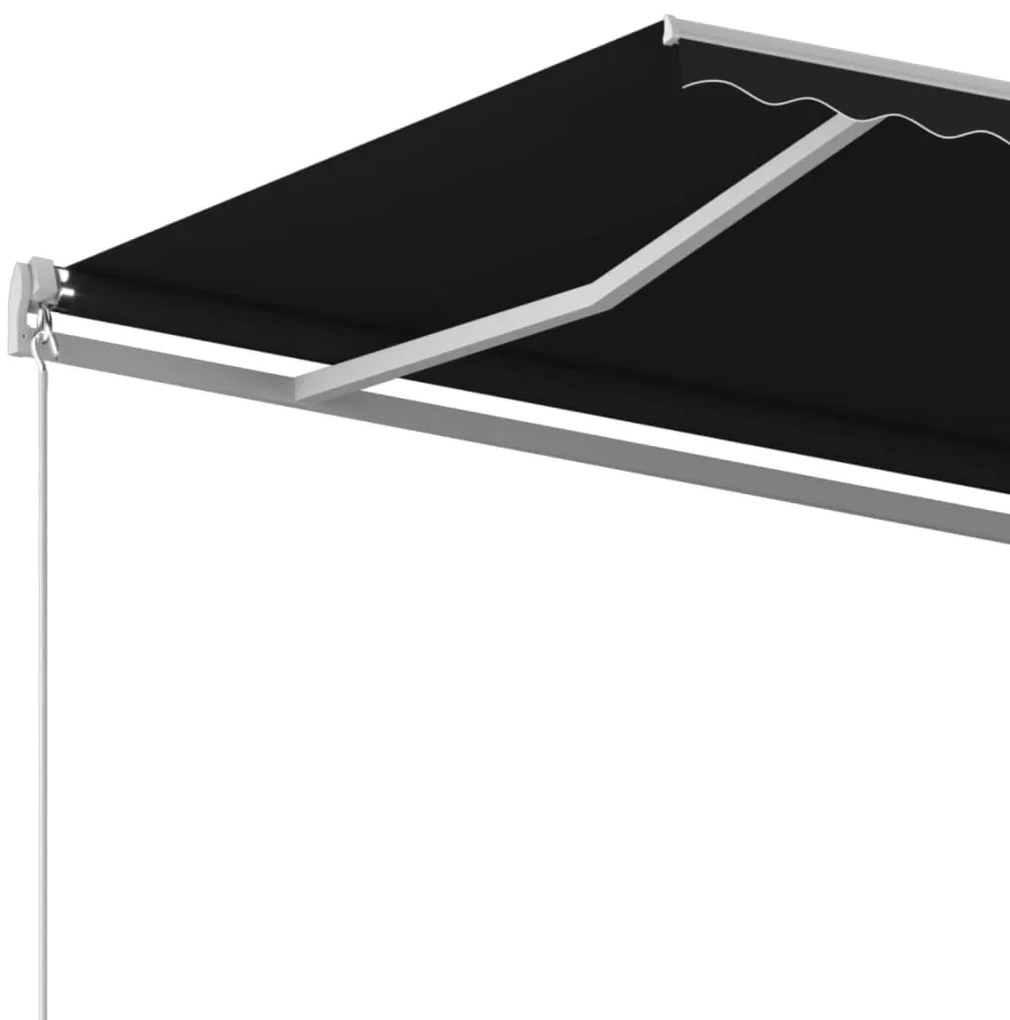 Toldo retrátil manual 600x350 cm antracite