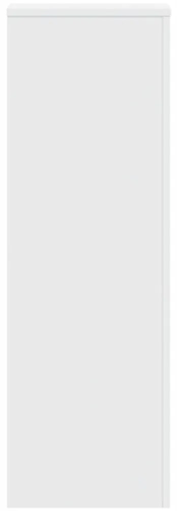 Suportes para plantas 2pcs 33x33x100cm derivados madeira branco