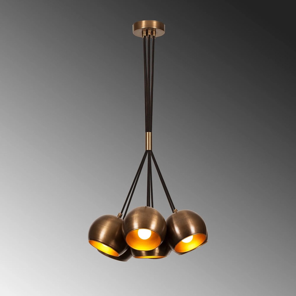 Chandelier Sivani – Vintage – 45 cm de diâmetro x 108 cm de altura