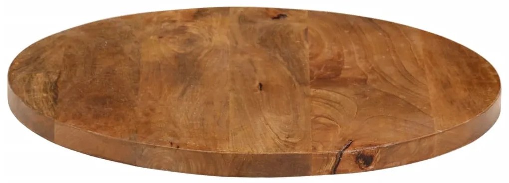 Tampo de mesa redondo Ø40x3,8cm madeira de mangueira maciça