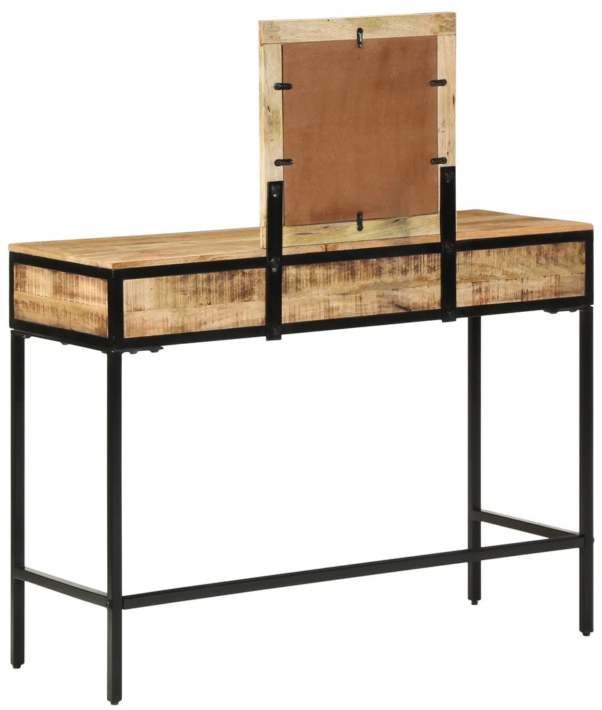 Mesa de Toucador 100x40x75/120 cm Madeira Sólida de Manga Rugosa