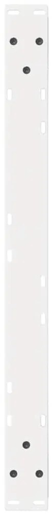 Pés para mesa de centro 2 peças, branco, 70x (42-43,3) cm, aço