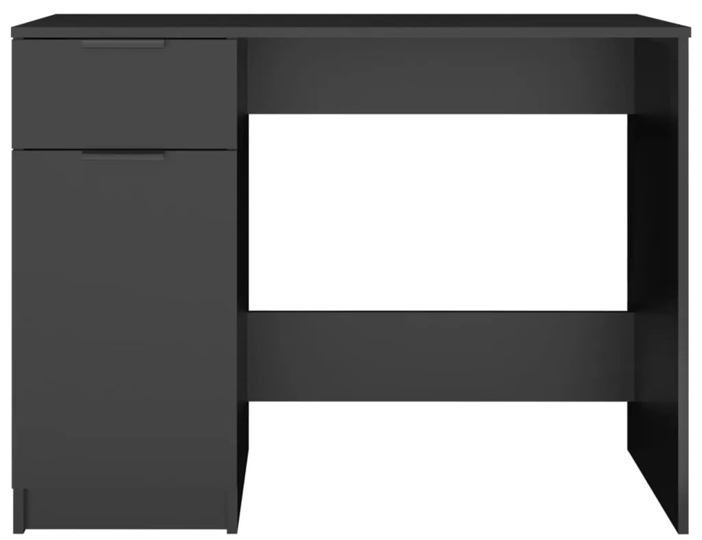 Secretária 100x50x75 cm derivados de madeira preto