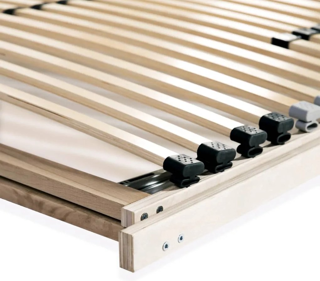 Estrado de ripas com 28 ripas 7 zonas 140x200 cm