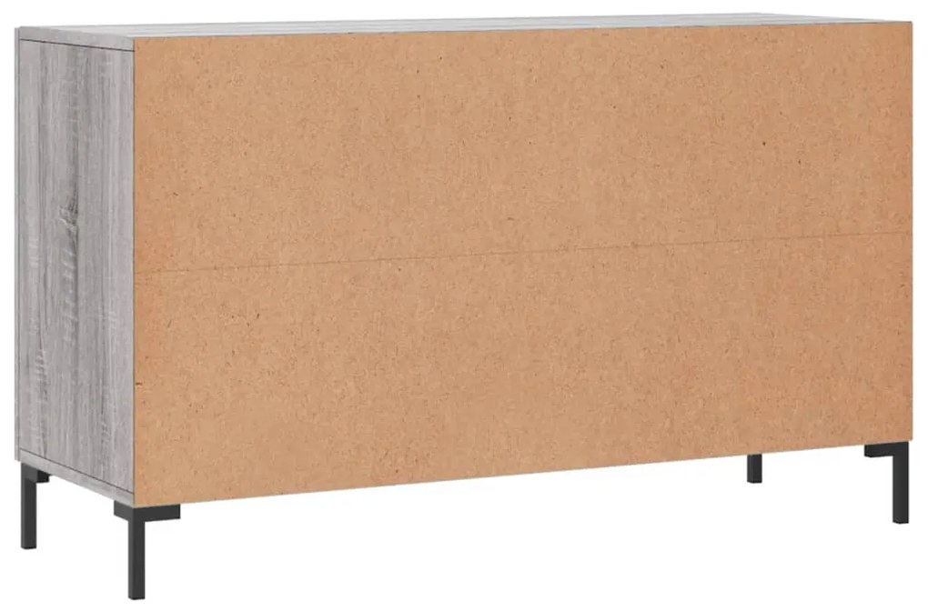 Aparador 100x36x60 cm derivados de madeira cinzento sonoma