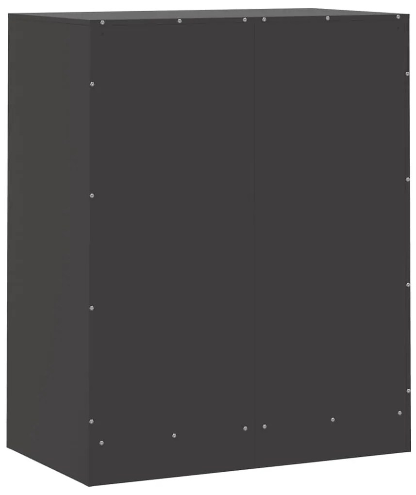 Aparador 67x39x83 cm aço preto