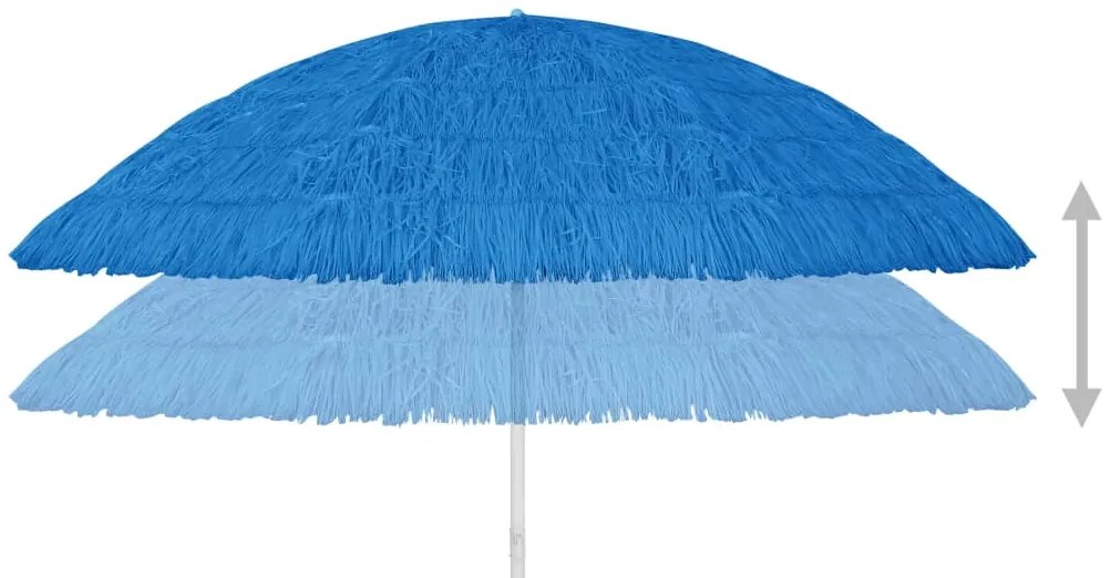 Guarda-sol de praia Hawaii 300 cm azul