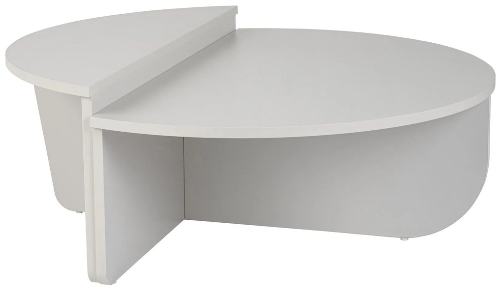 Mesa de Centro "Orion" – Branco, Conjunto Modular, 90x60x30 cm, Design