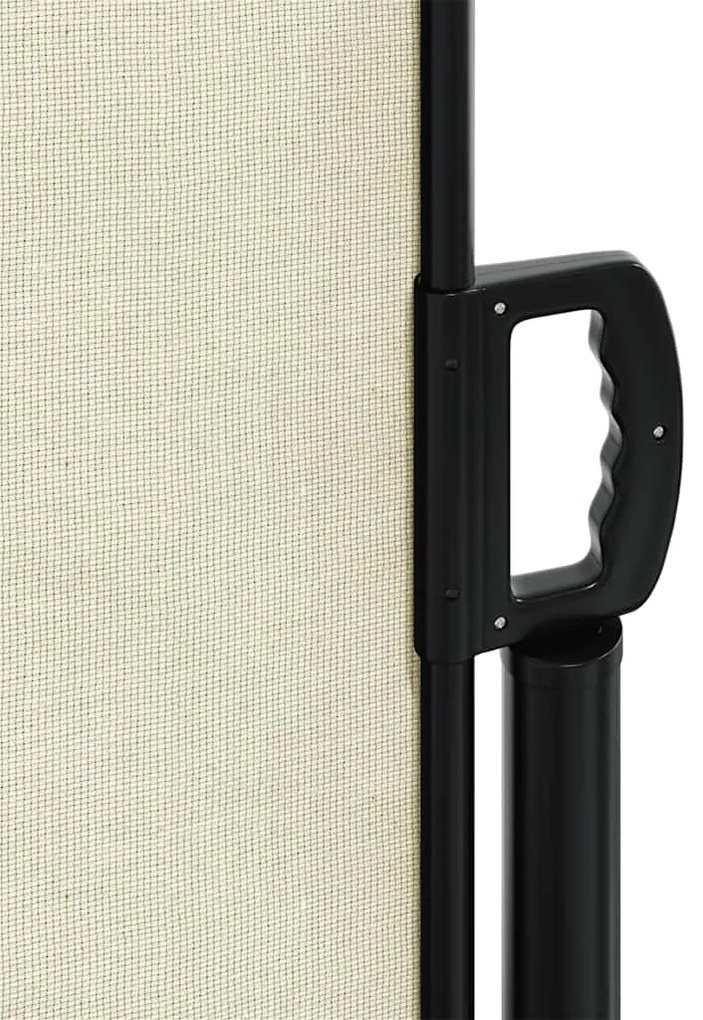 Toldo lateral retrátil 180x600 cm cor creme