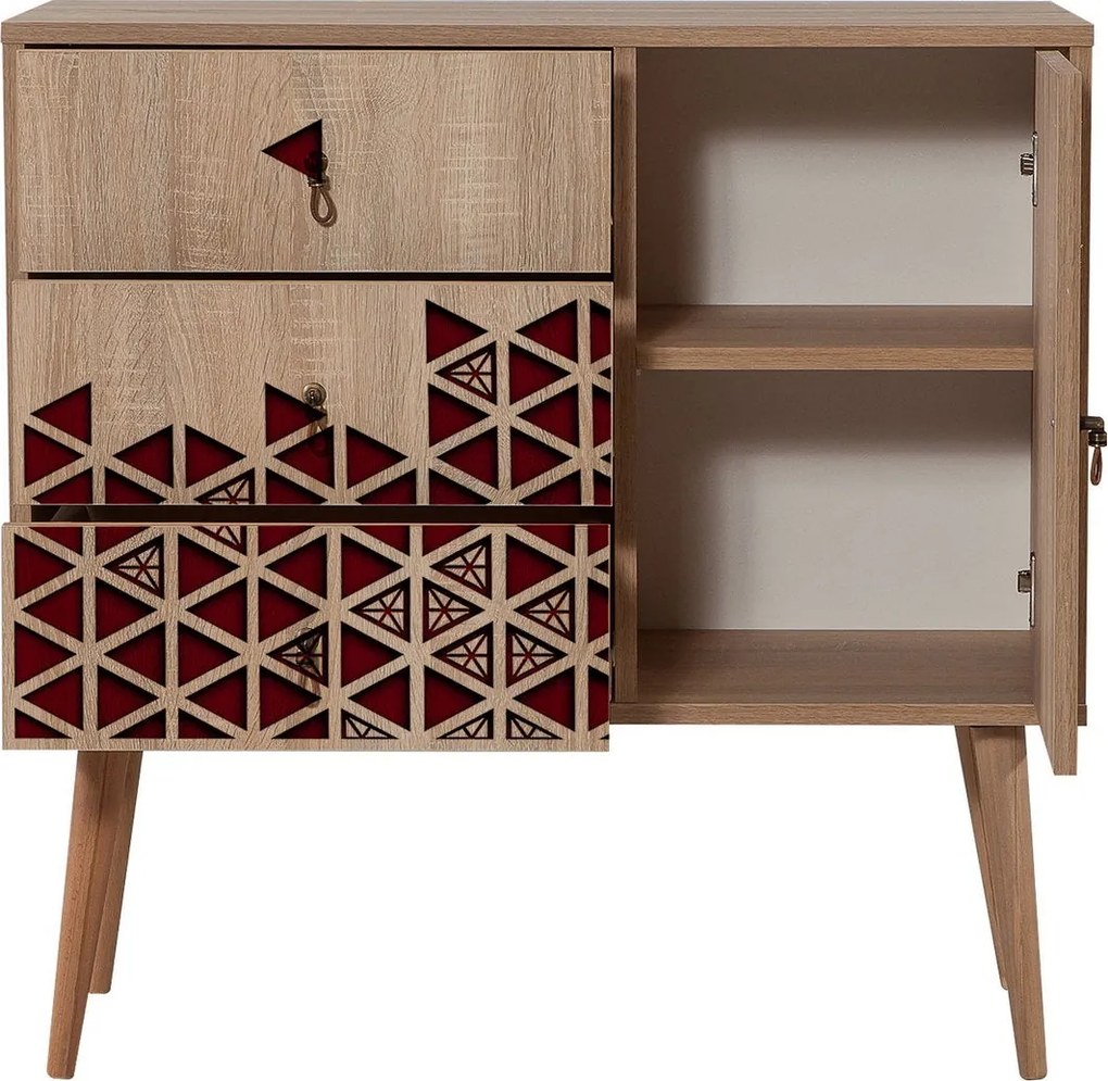 Cómoda Verybox – Carvalho Sonoma – 90x90x40 cm