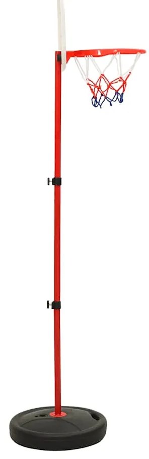 Conjunto jogo de basquetebol infantil ajustável 160 cm