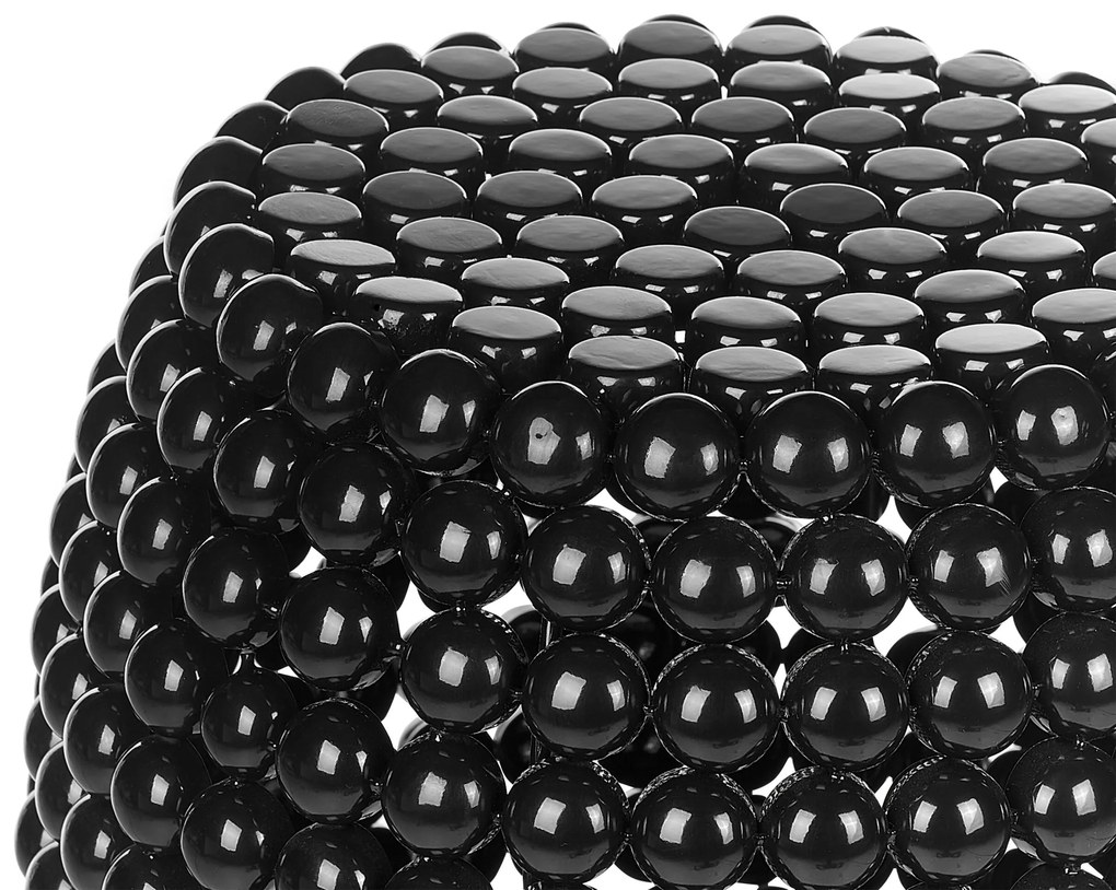 Mesa de apoio pequena preta UHANA Beliani